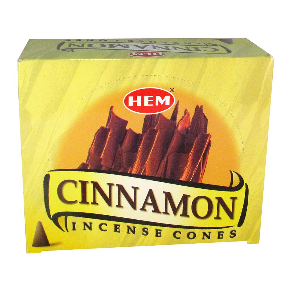 HEM Cinnamon Incense Cones – 12 Boxes of 10 Cones