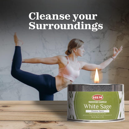 White Sage Cleansing Candle