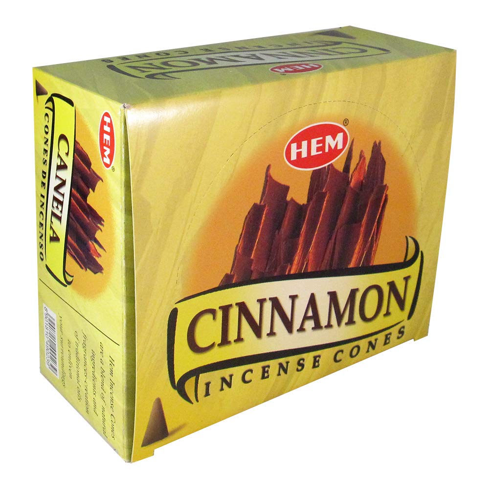 HEM Cinnamon Incense Cones – 12 Boxes of 10 Cones