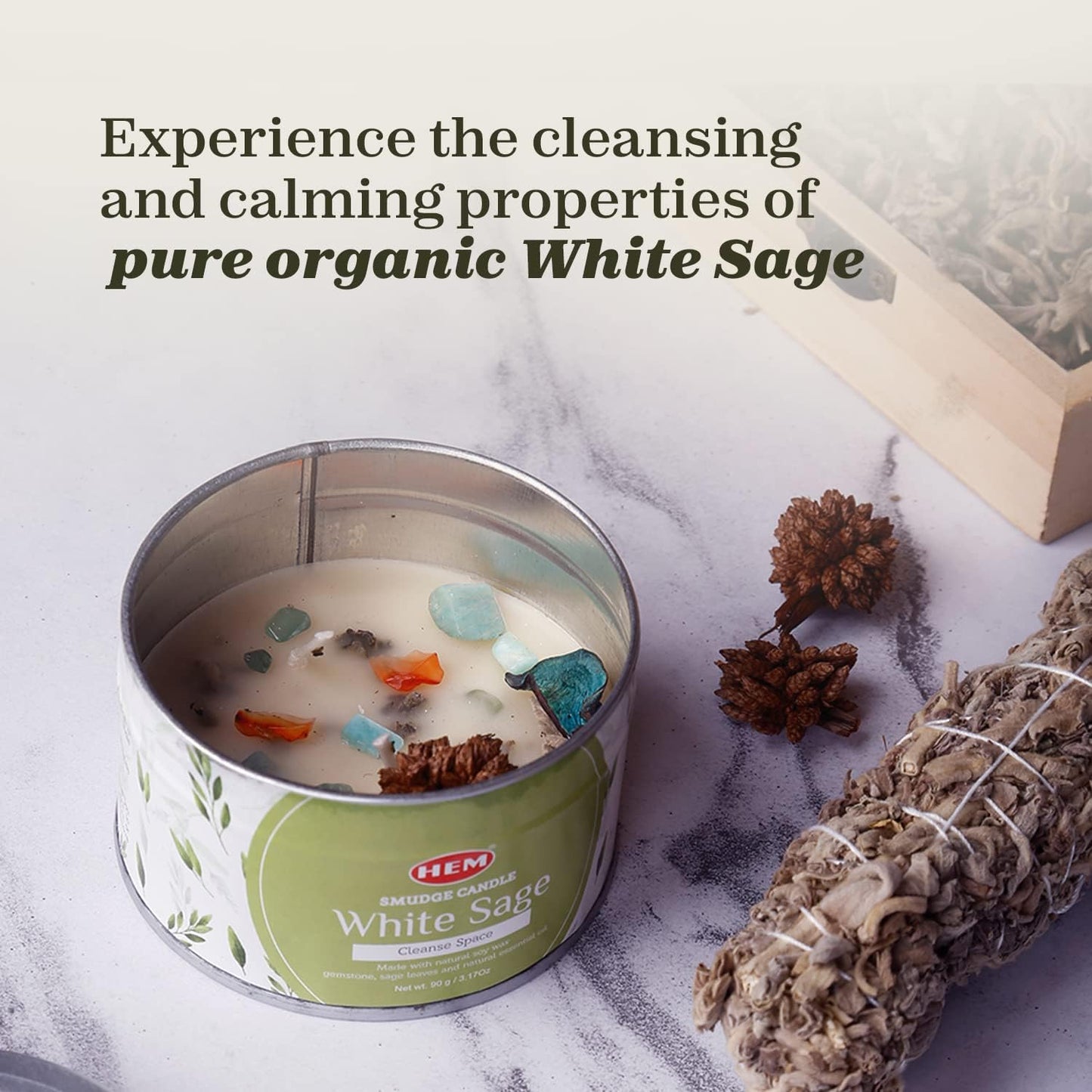 White Sage Cleansing Candle