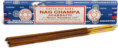 Satya Sai Baba Nag Champa Agarbathi 15Gm X 12 packs