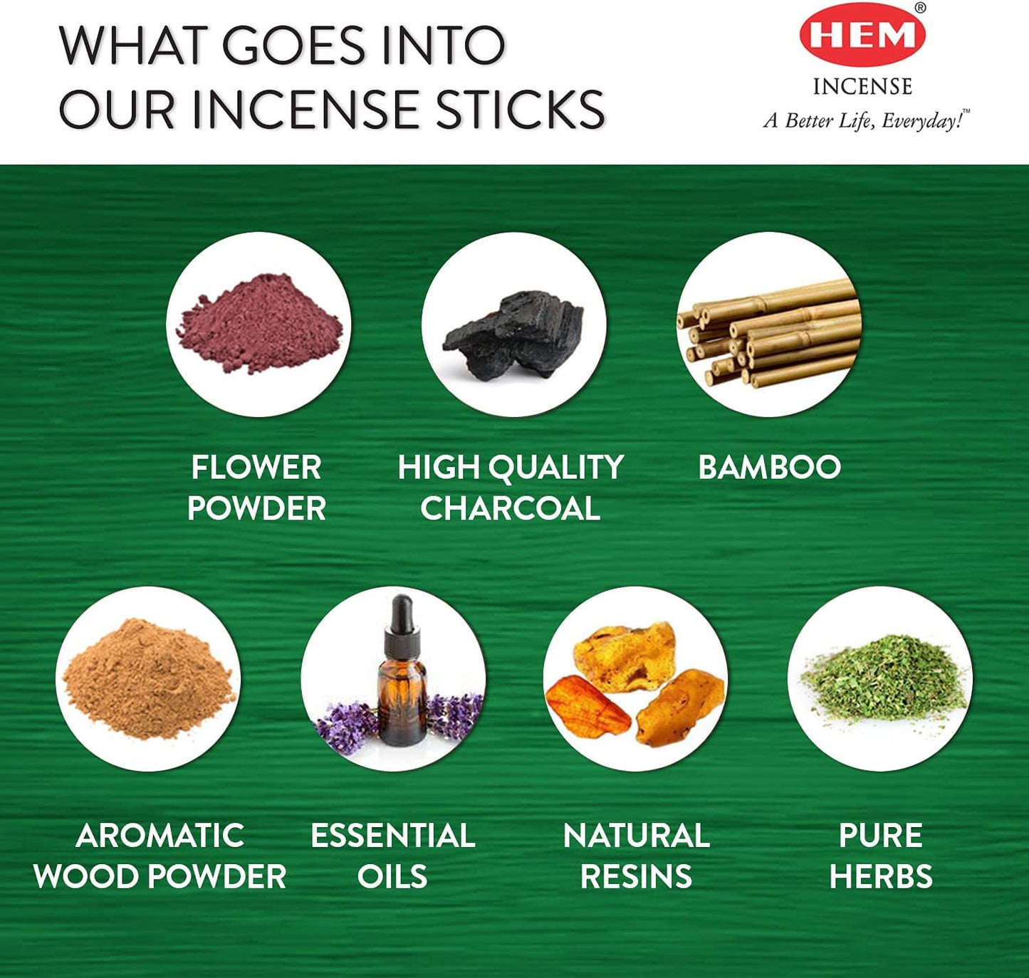 HEM Cannabis Incense Sticks – Box of 6 Tubes