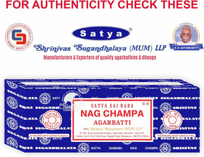 Satya Sai Baba Nag Champa Incense Sticks – 250g