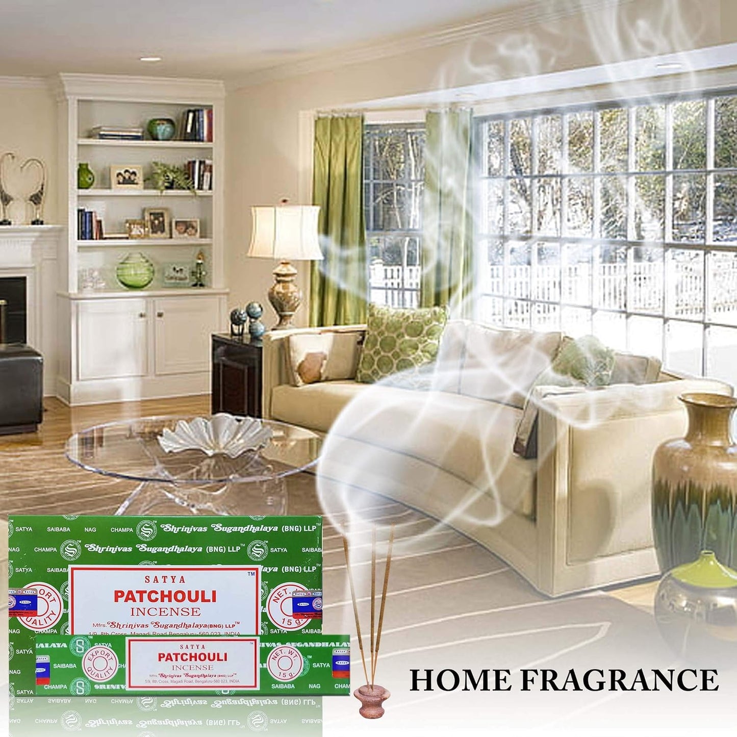 Satya Champa Patchouli Incense Sticks – 15 g