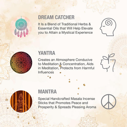 HEM Tantra Incense Sticks – Variety Pack (6 Packs × ~15 g)