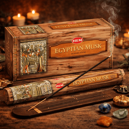 HEM Egyptian Musk Incense – Box of Six 20 Gram Tubes - Taaf Trade LLC