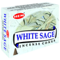 HEM White Sage Incense Cones – 12 Boxes of 10 Cones