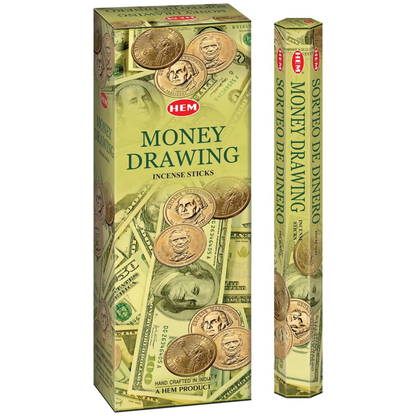 HEM Money Drawing Incense Sticks – 20 Sticks per Pack