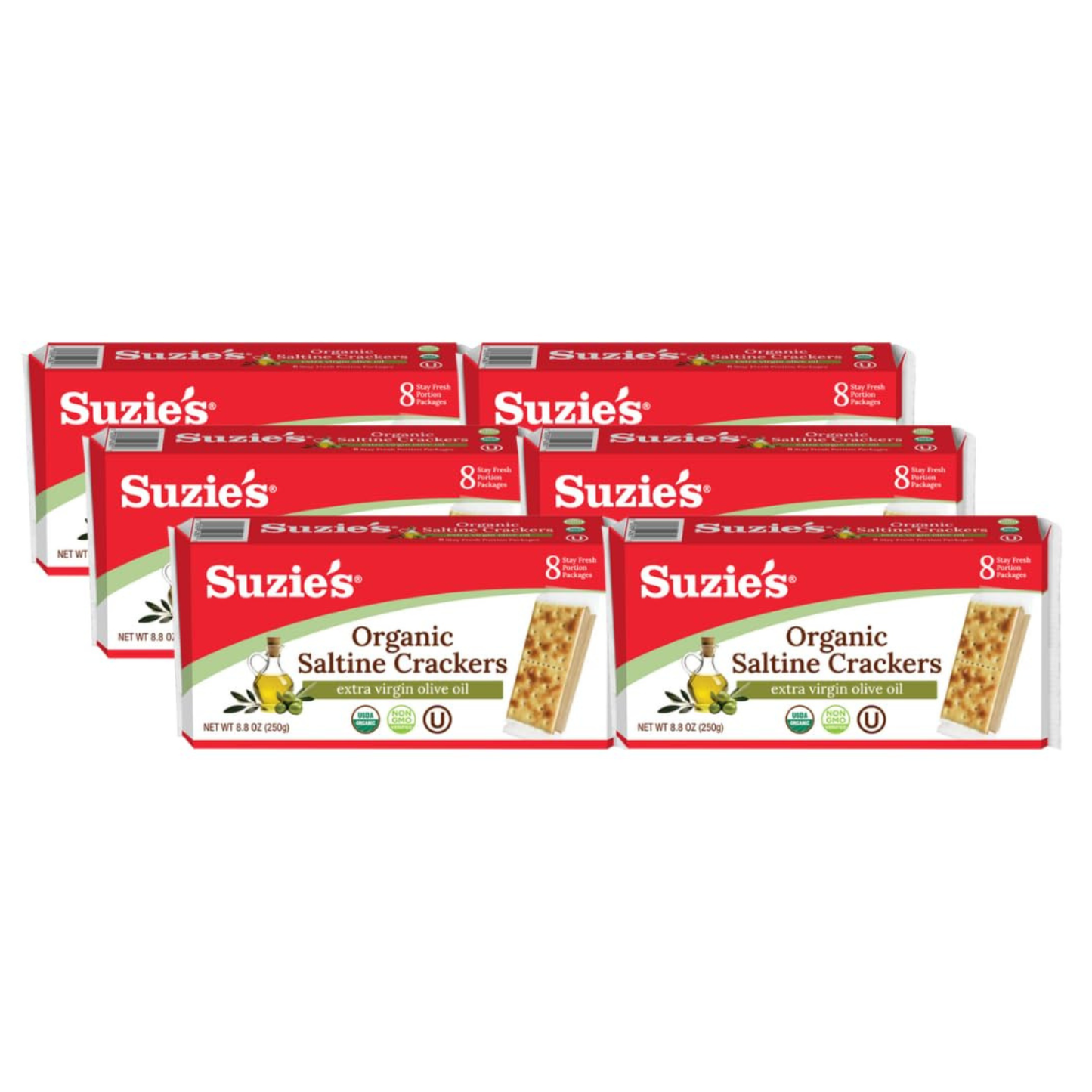 Suzie’s Organic Saltine Crackers with Extra Virgin Olive Oil