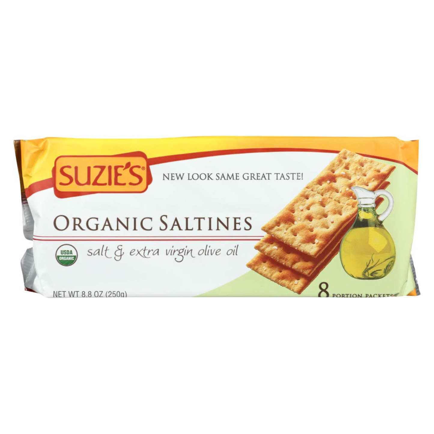 Suzie’s Organic Saltine Crackers – (3 Pack)
